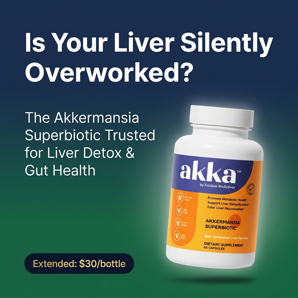 AKKA Liver Health Sale Extended: Get the Akkermansia Superbiotic for $30/Bottle While Supplies Last