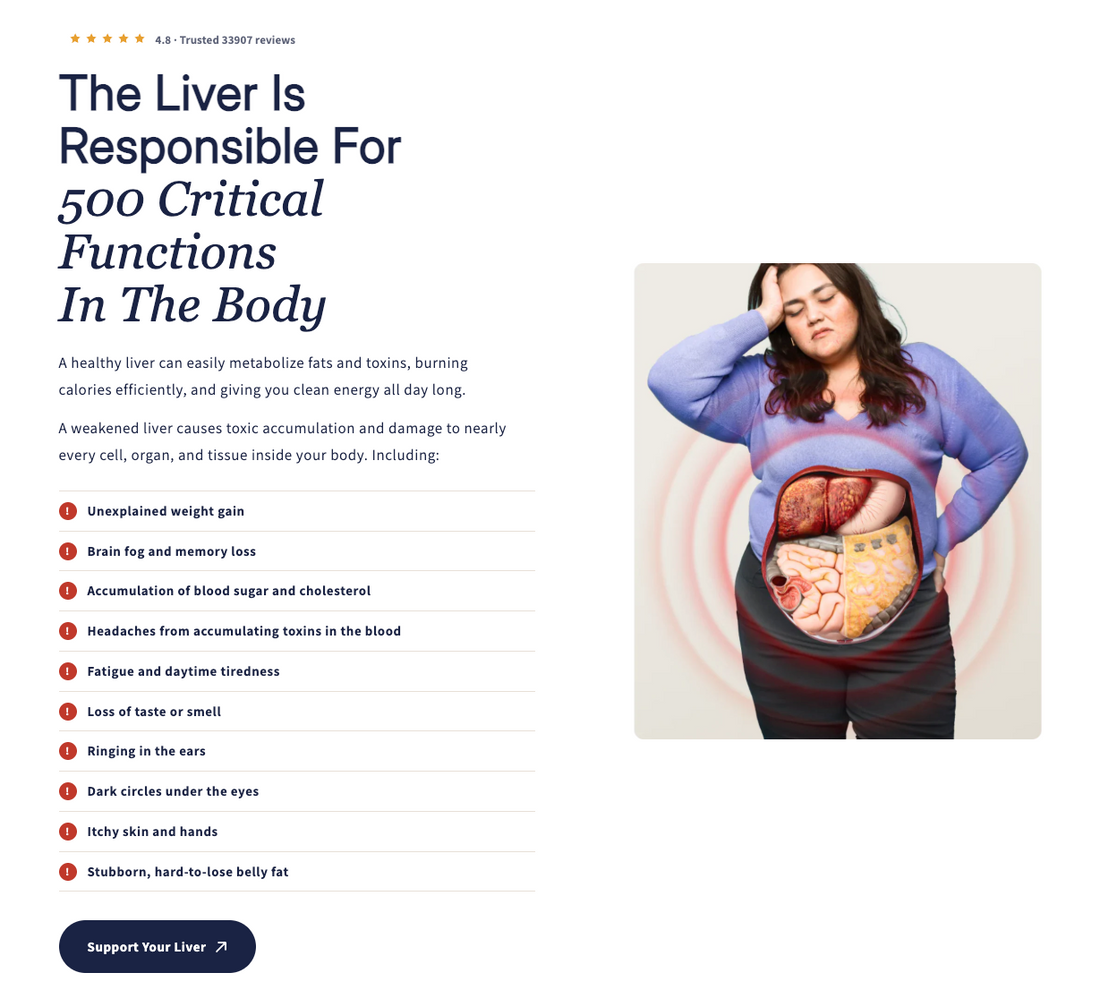 10 Warning Signs Your Liver Is Making You Gain Weight, Feel Tired & Age Faster | AKKA Liver Health