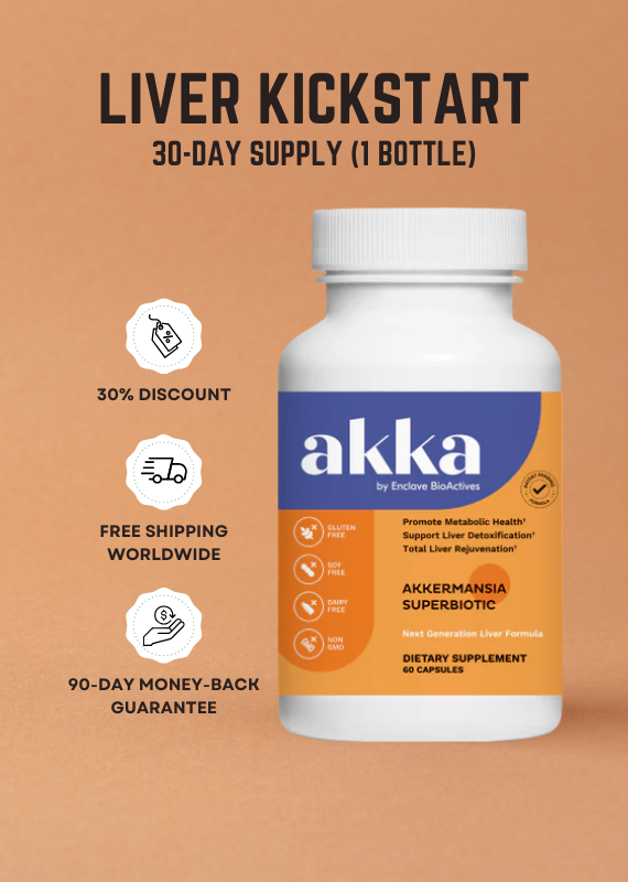 AKKA Liver Health Supplement Bottle