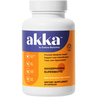 Akka probiotic supplement bottle